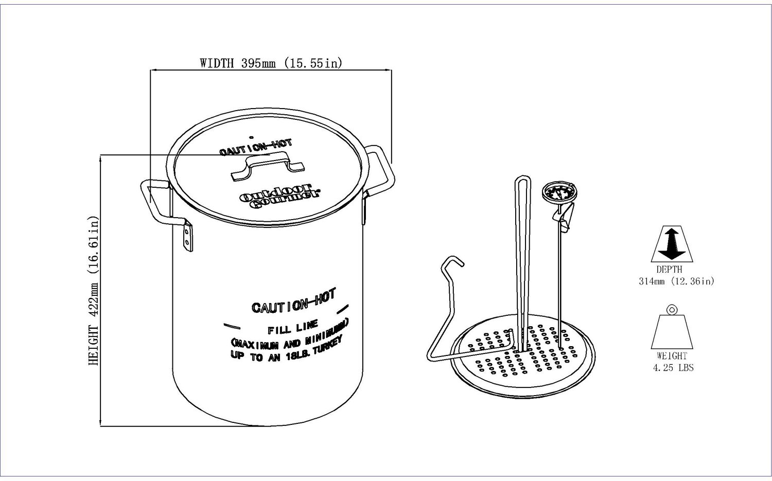 Outdoor Gourmet 30 qt Pot Kit - view number 3