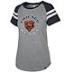 '47 Women's Chicago Bears Cooper Flip Fly Out 3/4 Raglan Sleeves T-shirt                                                         - view number 1 selected