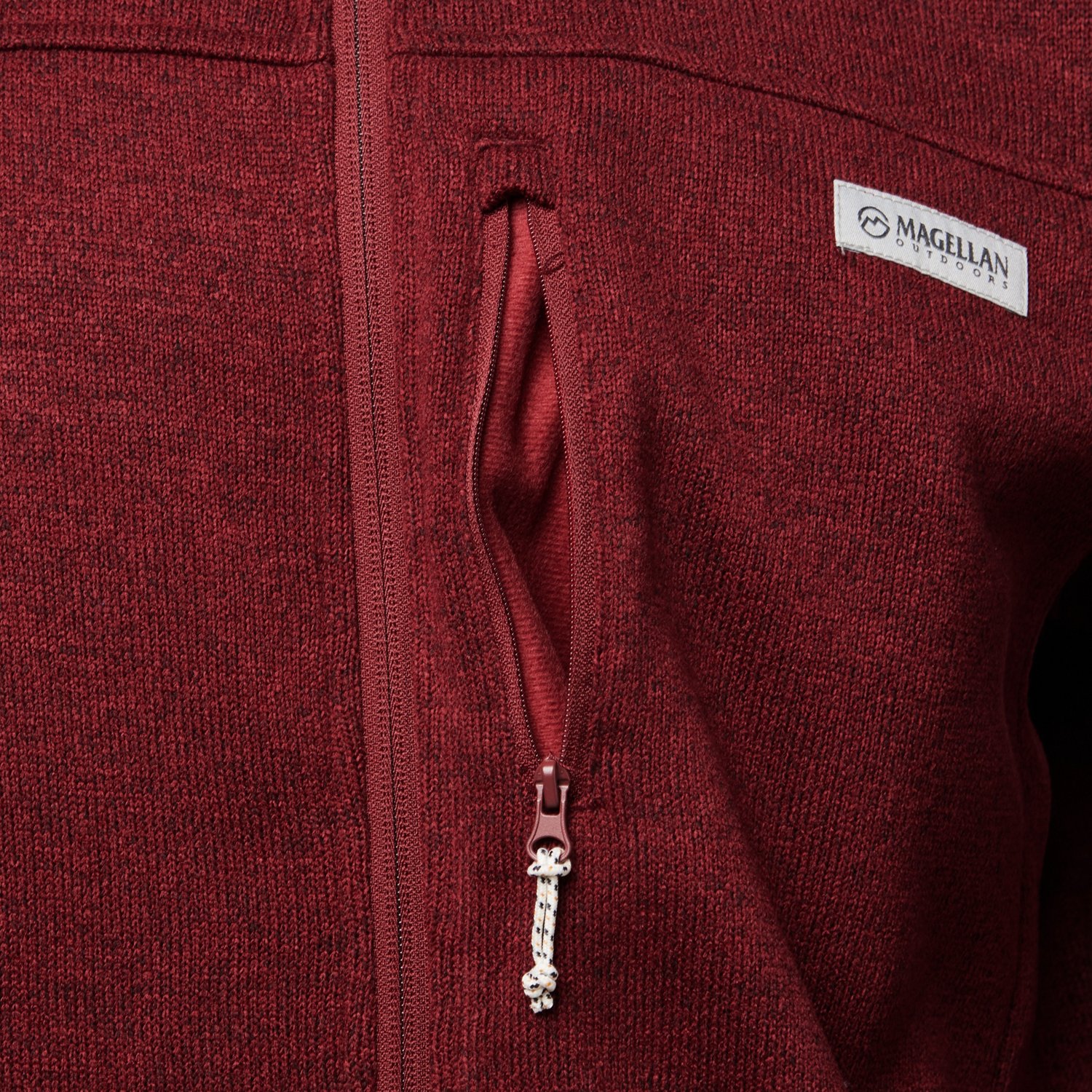 Magellan Outdoors Men's Campfire Sweater Fleece Jacket - view number 3