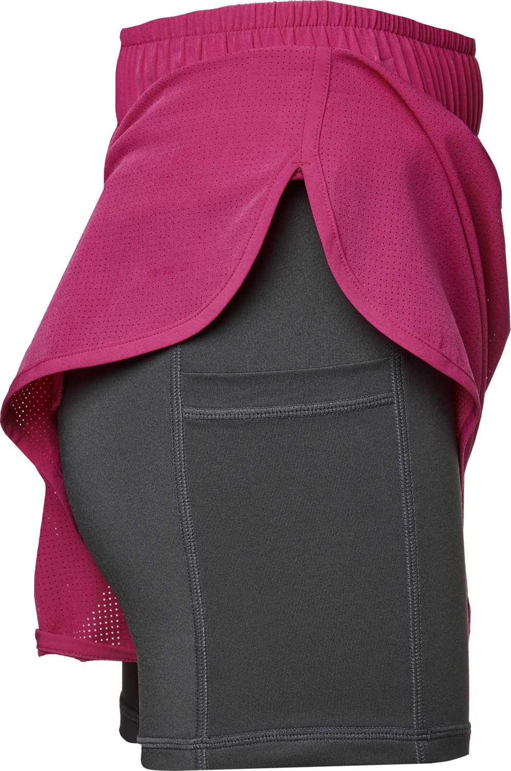 BCG Women's Run 2-in-1 Woven Shorts - view number 4