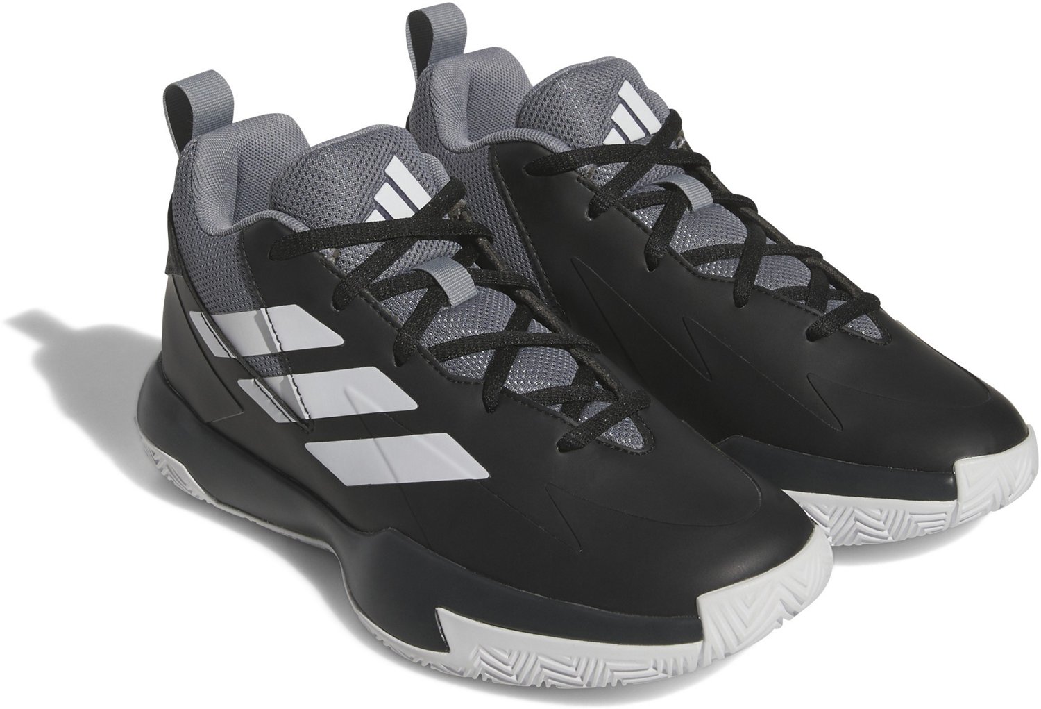 adidas Juniors' Cross 'Em Up Select Basketball Shoes                                                                             - view number 3
