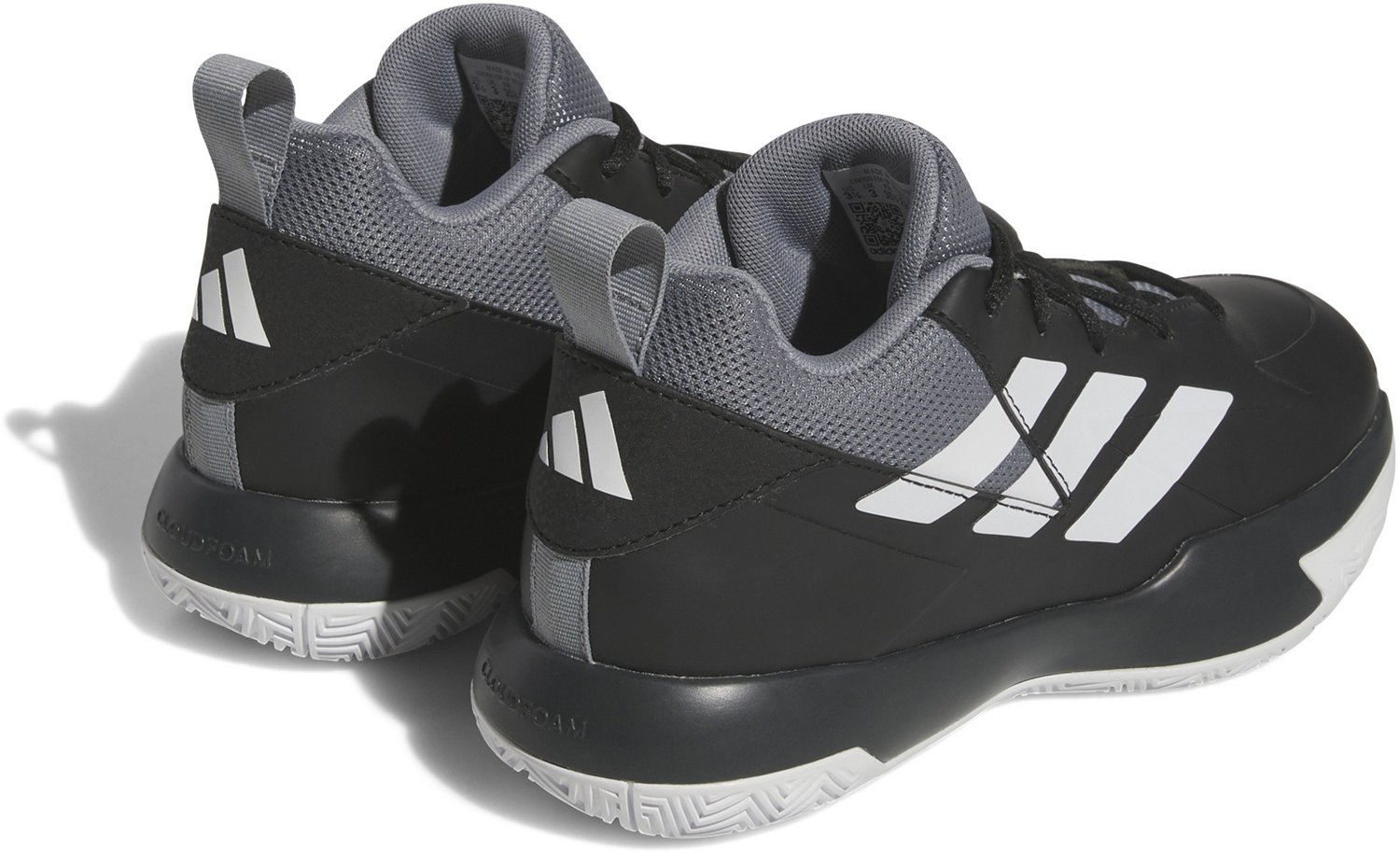adidas Juniors' Cross 'Em Up Select Basketball Shoes                                                                             - view number 4