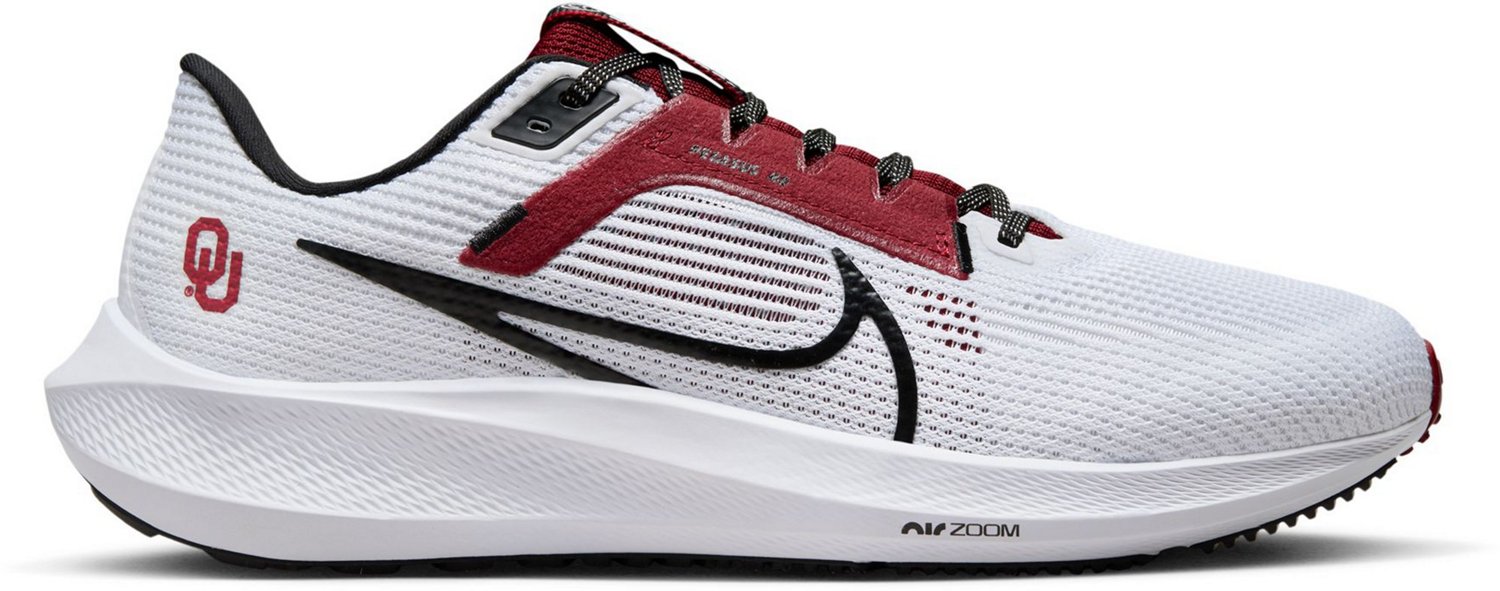 Nike Men's University of Oklahoma Air Zoom Pegasus 40 Running Shoes ...