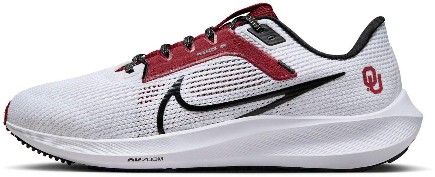 Nike Men's University of Oklahoma Air Zoom Pegasus 40 Running Shoes - view number 2