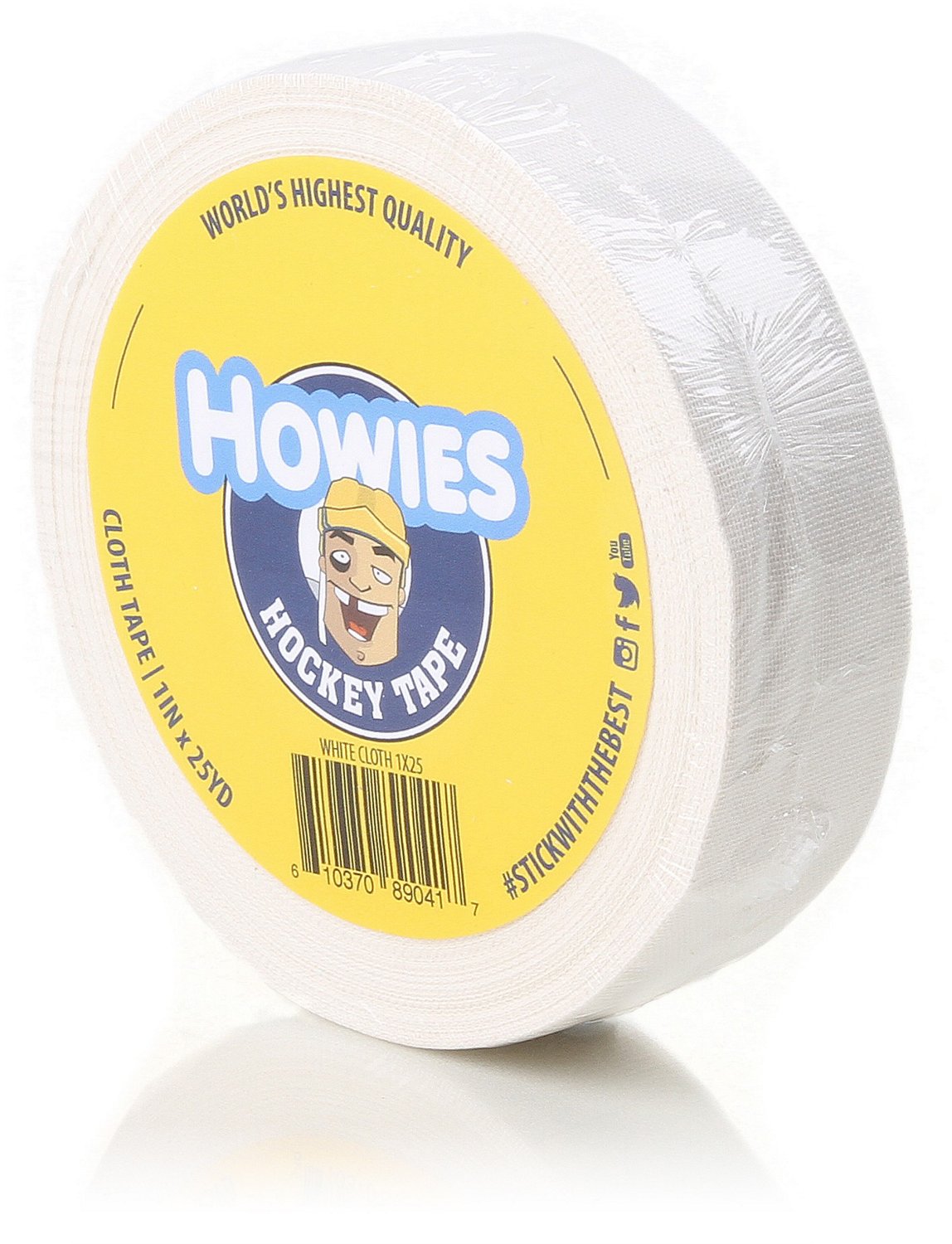 Howies 1.5 Cloth Hockey Tape White