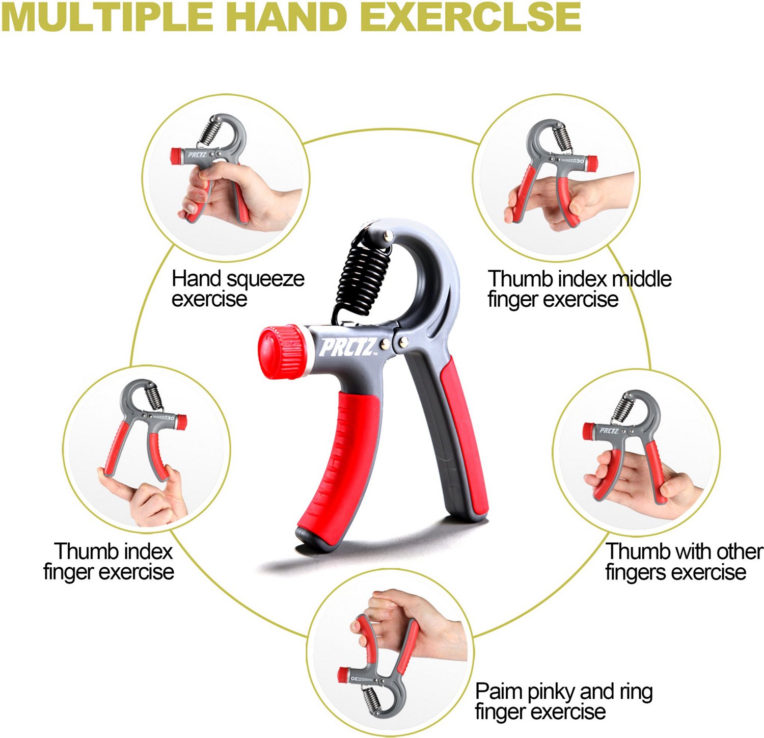 PRCTZ Essential Adjustable Hand Grip Strengthener - view number 3