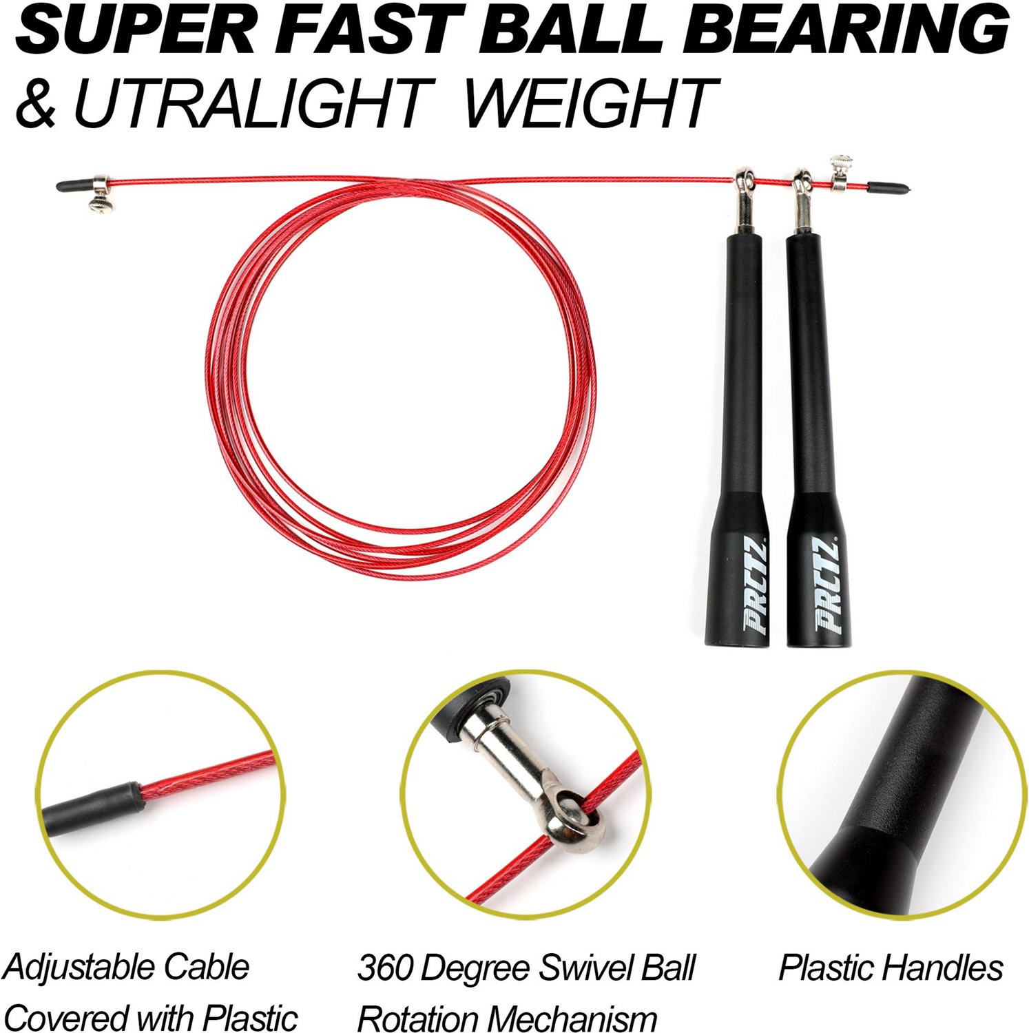 PRCTZ Essential 10ft Cable Jump Rope - view number 5