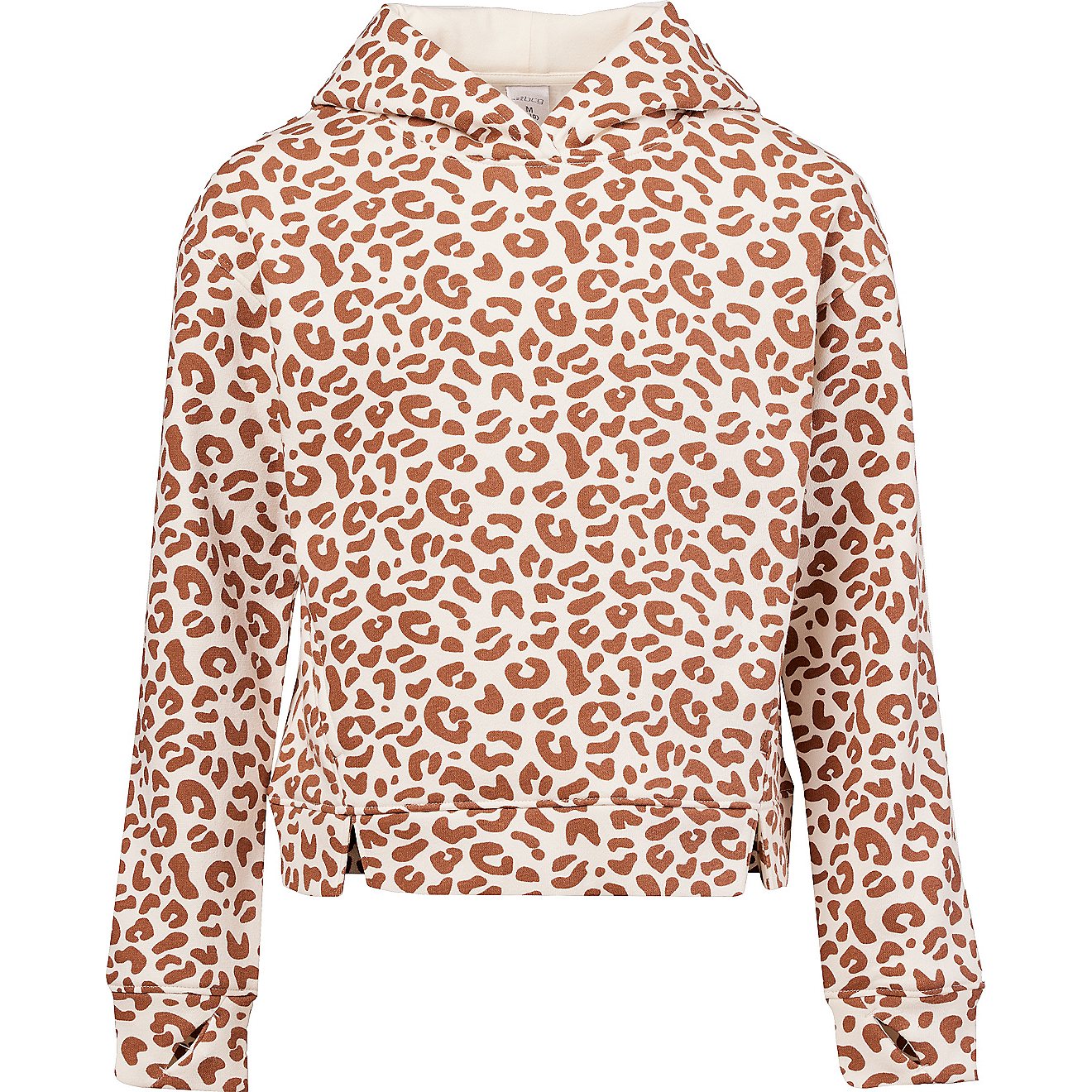 BCG Girls' Cheetah Cotton Fleece Hoodie                                                                                          - view number 1