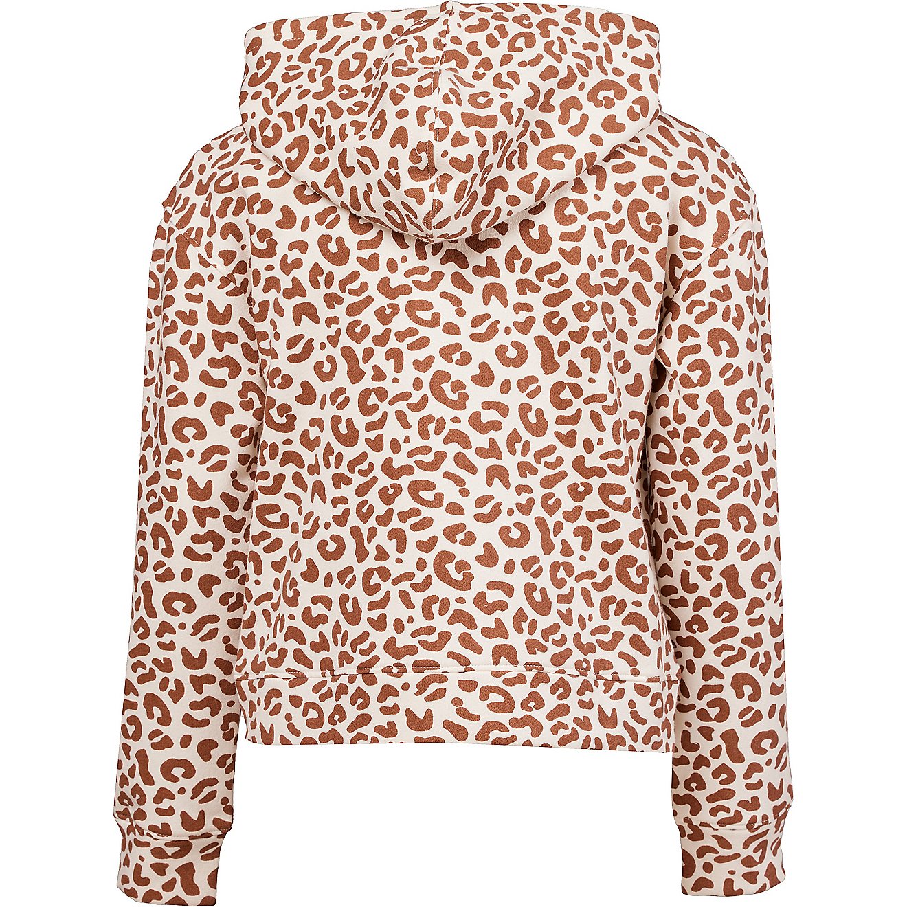 BCG Girls' Cheetah Cotton Fleece Hoodie                                                                                          - view number 2