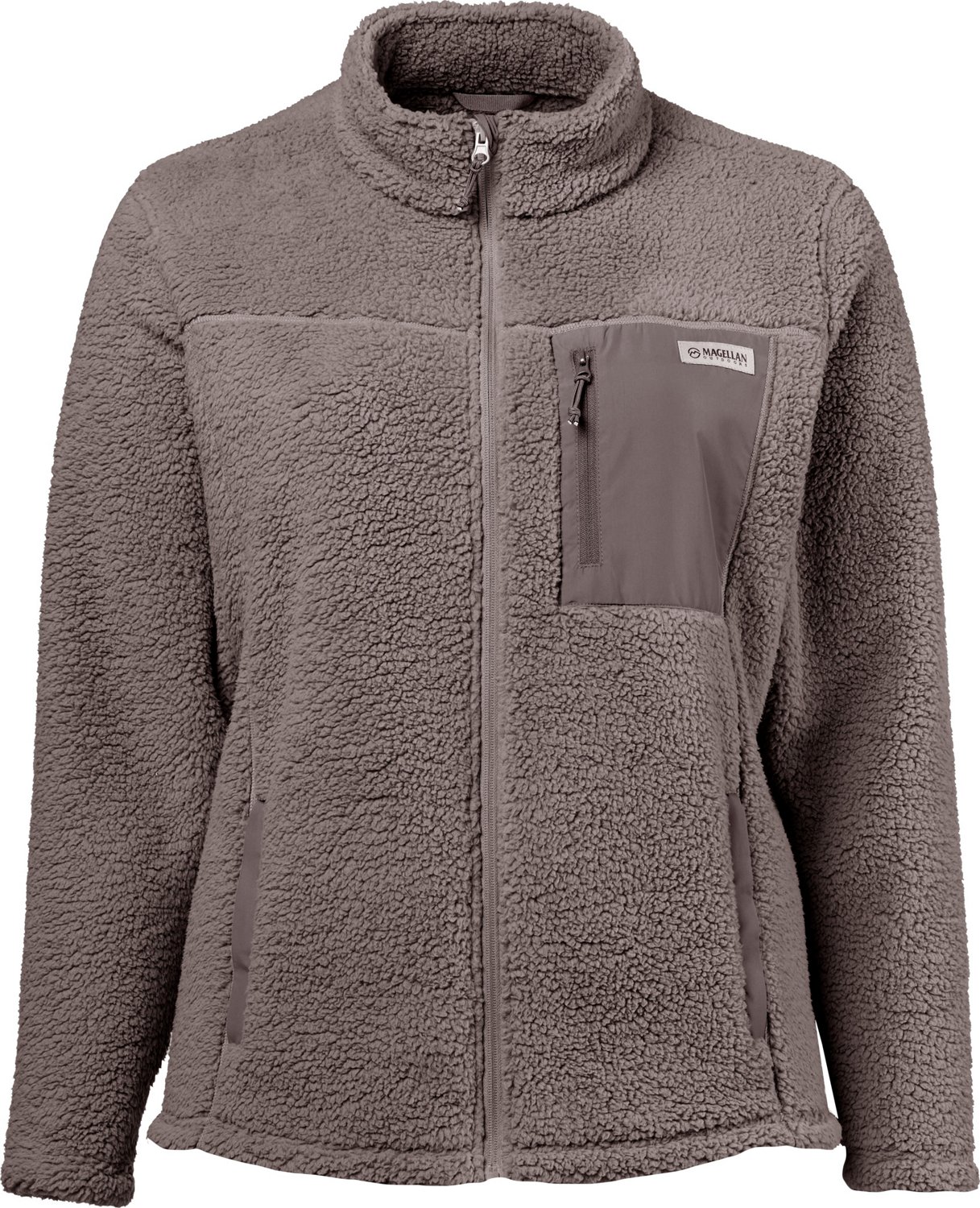 Magellan Outdoors Women's Campfire Sherpa Fleece Plus Size Jacket