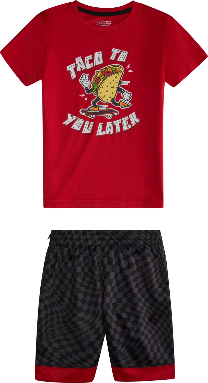 BCG Toddler Boys' Taco T-shirt and Shorts Set