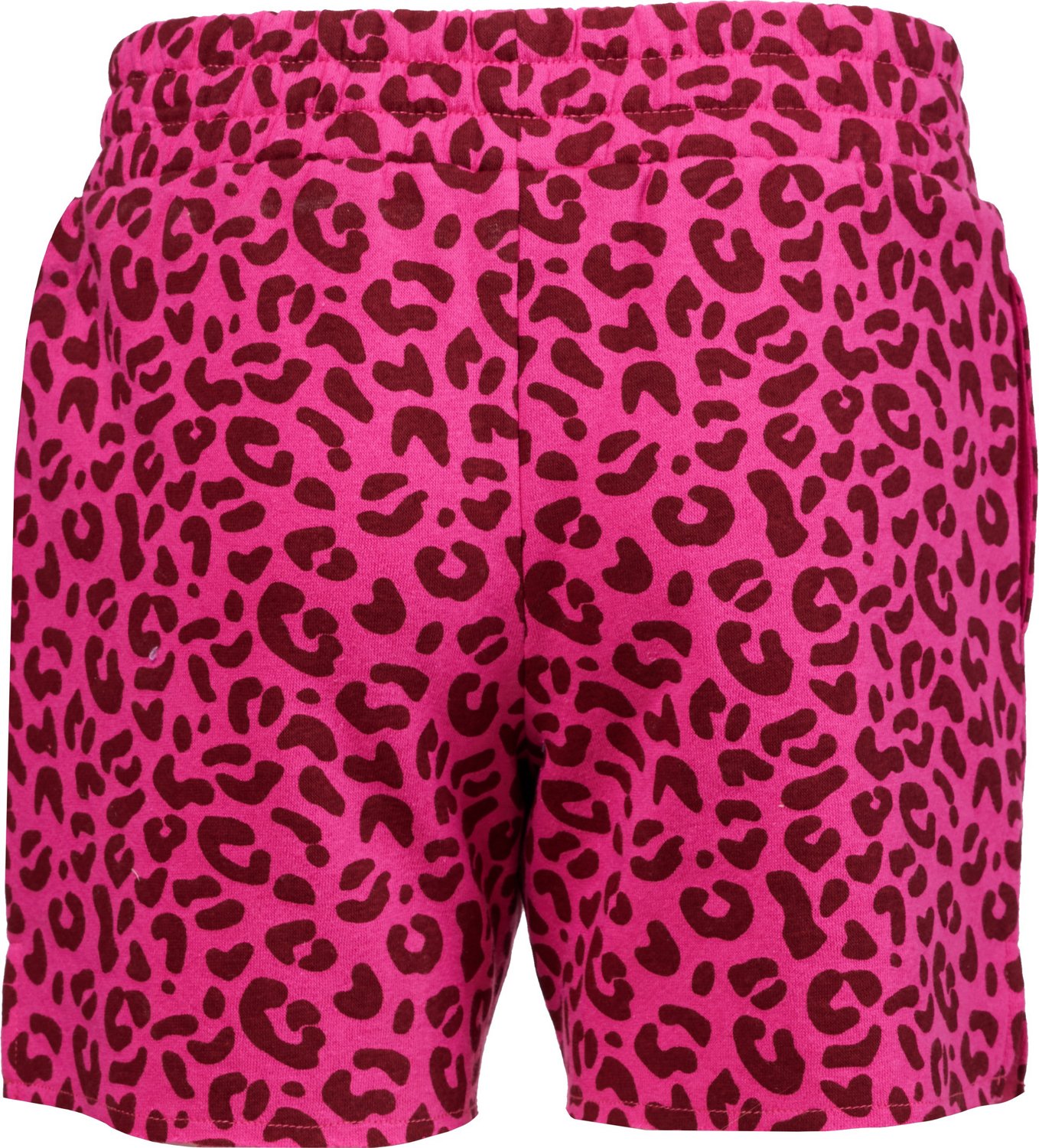 BCG Girls' Cotton Fleece Print Shorts                                                                                            - view number 2
