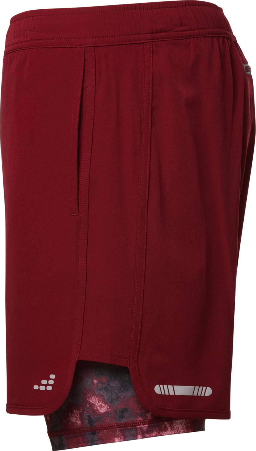 BCG Men's Run Dash Printed Inner Shorts 5in - view number 2