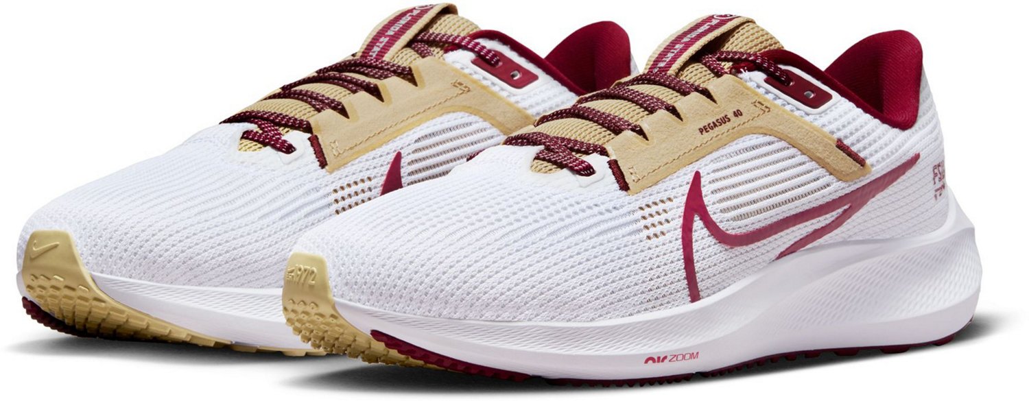 Nike Men's Florida State University Air Zoom Pegasus 40 Running Shoes - view number 3