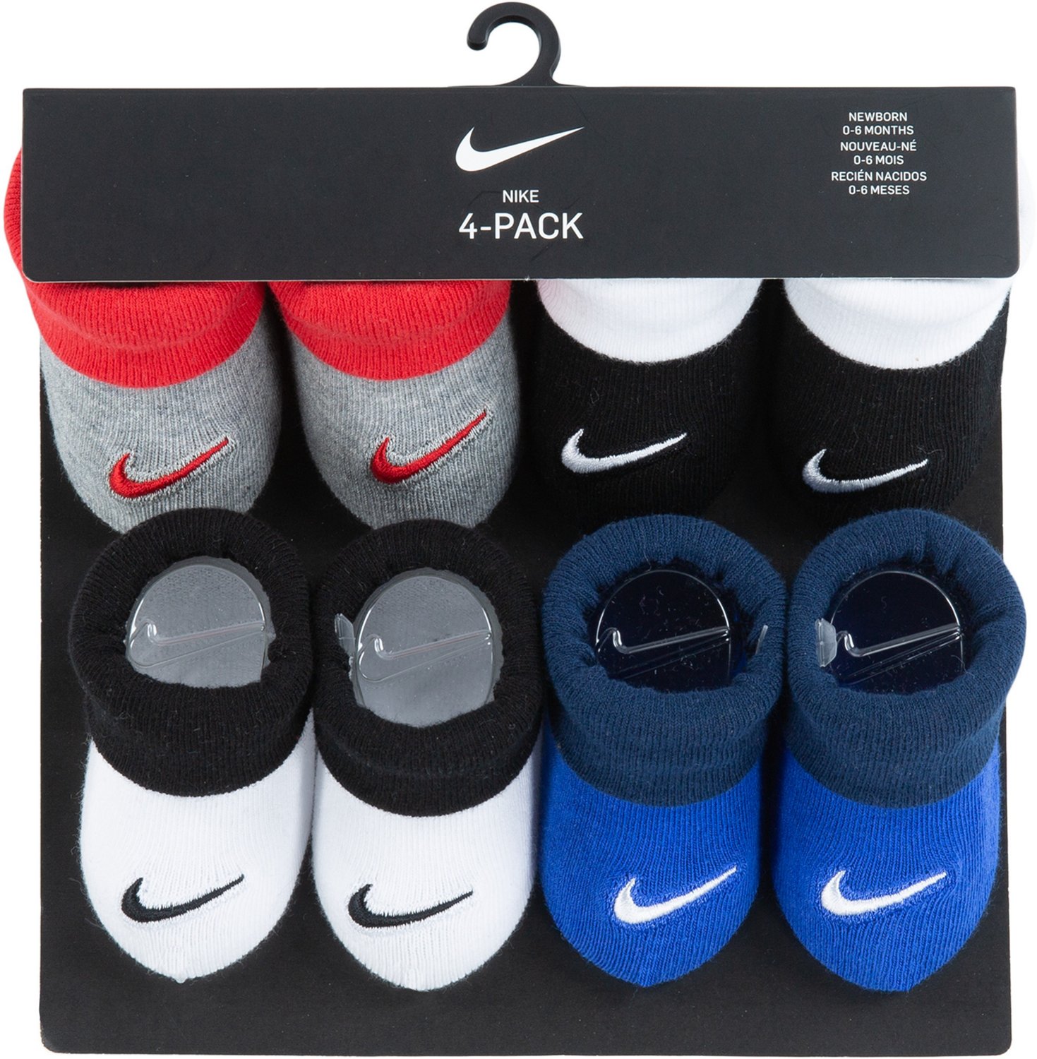 Nike Youth Logo Bootie Socks 4-Pack - view number 3