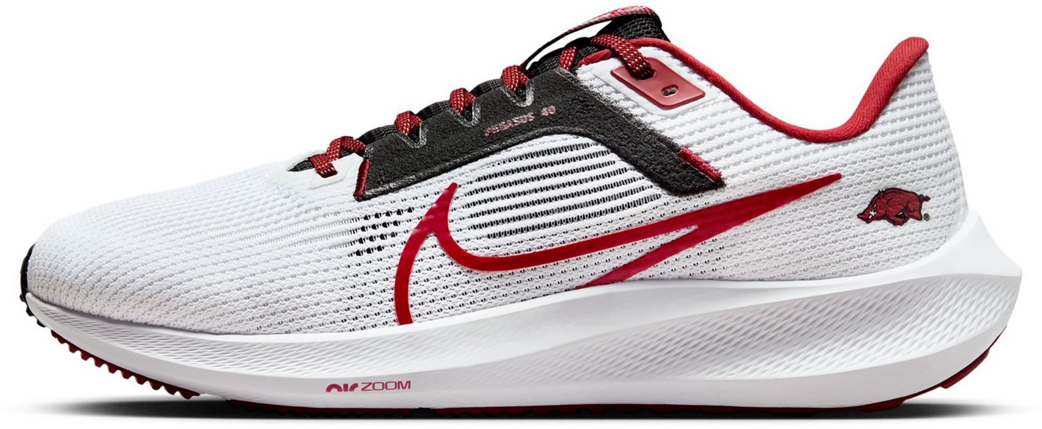 Nike Men's University of Arkansas Air Zoom Pegasus 40 Running Shoes - view number 2