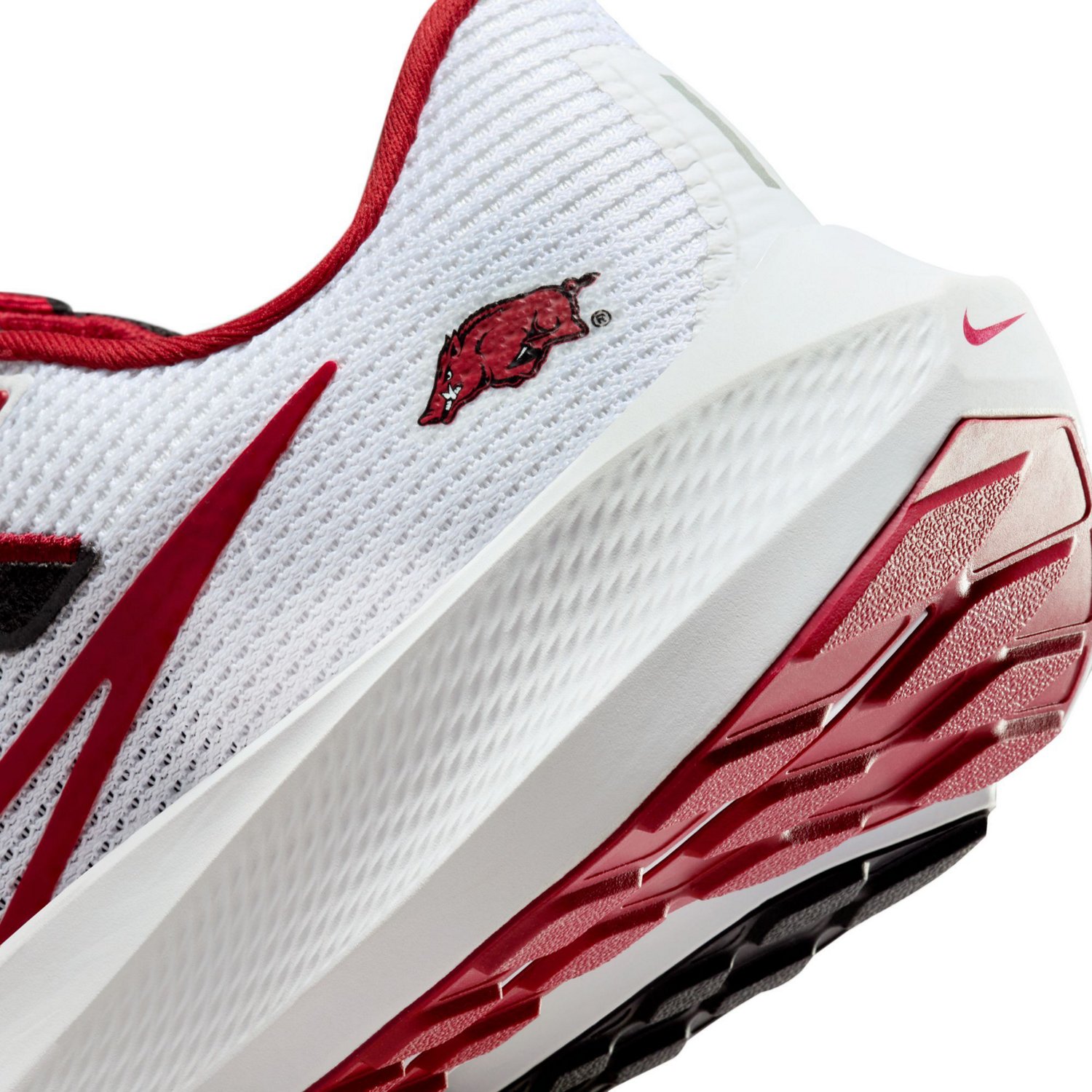 Nike Men's University of Arkansas Air Zoom Pegasus 40 Running Shoes - view number 8
