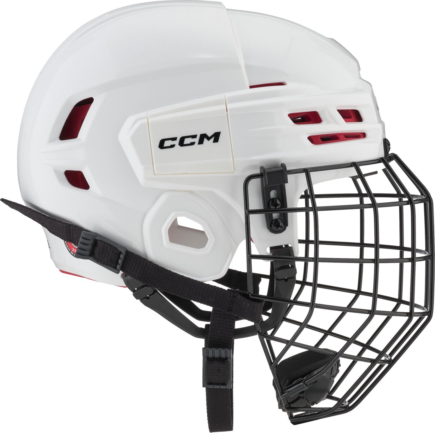 CCM Senior Tacks 70 Combo Hockey Helmet                                                                                          - view number 3