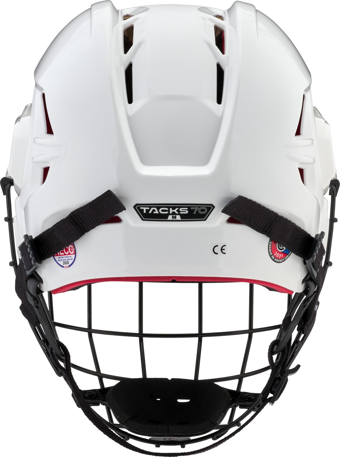 CCM Senior Tacks 70 Combo Hockey Helmet                                                                                          - view number 4