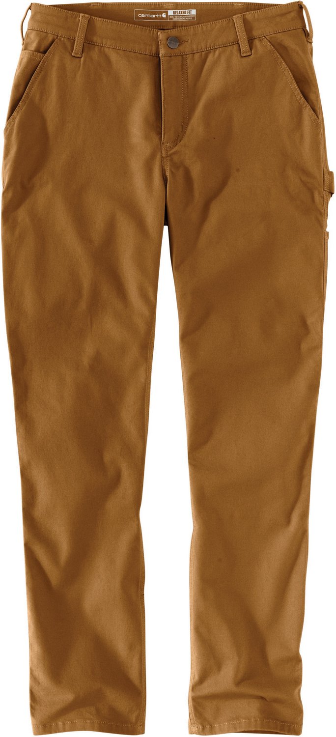 Carhartt® Women's Rugged Flex Relaxed Fit Canvas Work Pant, Carhartt® Brown  - 105113-BRN