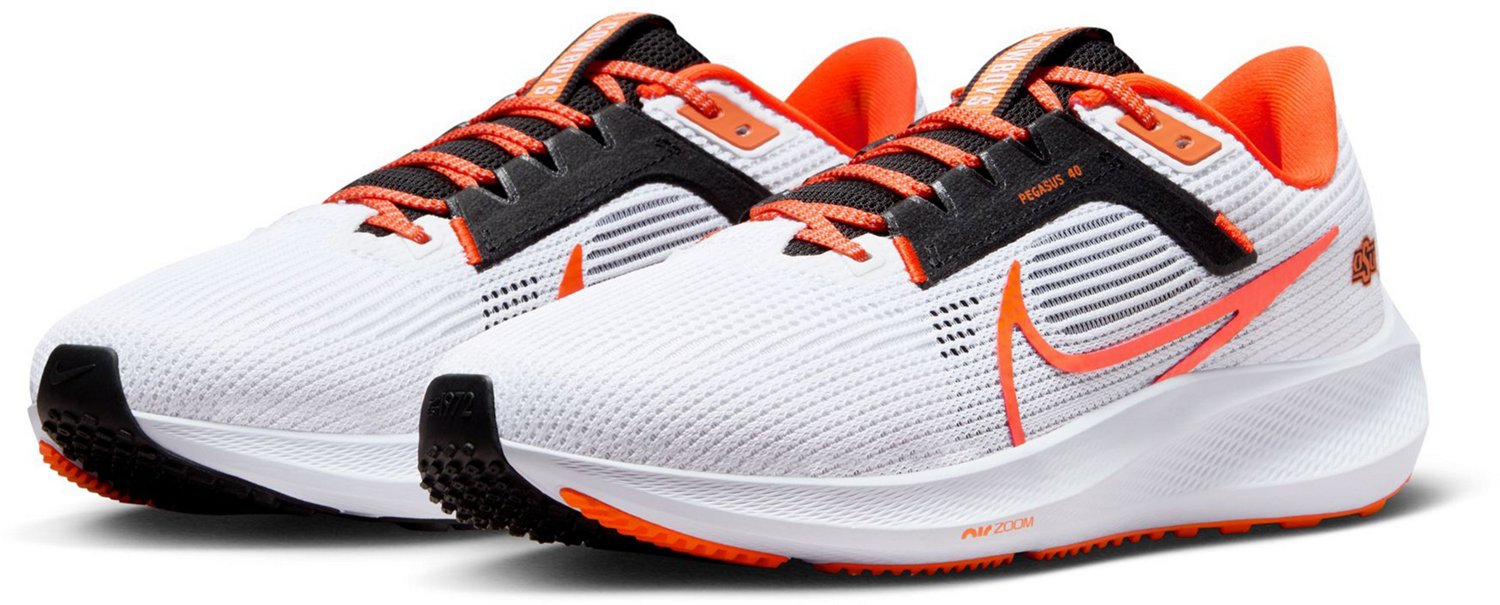 Nike Men's Oklahoma State University Air Zoom Pegasus 40 Running Shoes - view number 3