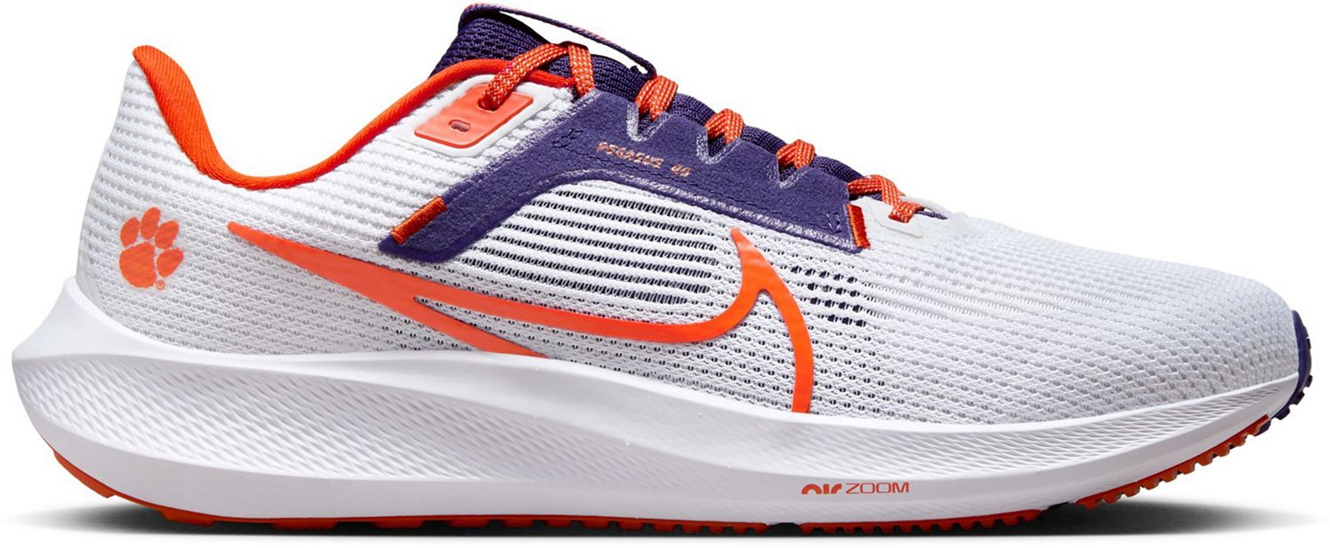 Nike Men s Clemson University Air Zoom Pegasus 40 Running Shoes Academy