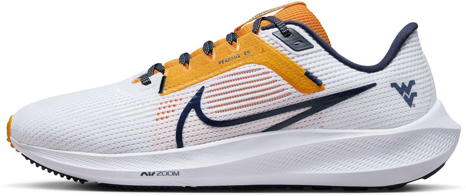Nike Men's West Virginia University Air Zoom Pegasus 40 Running Shoes - view number 2