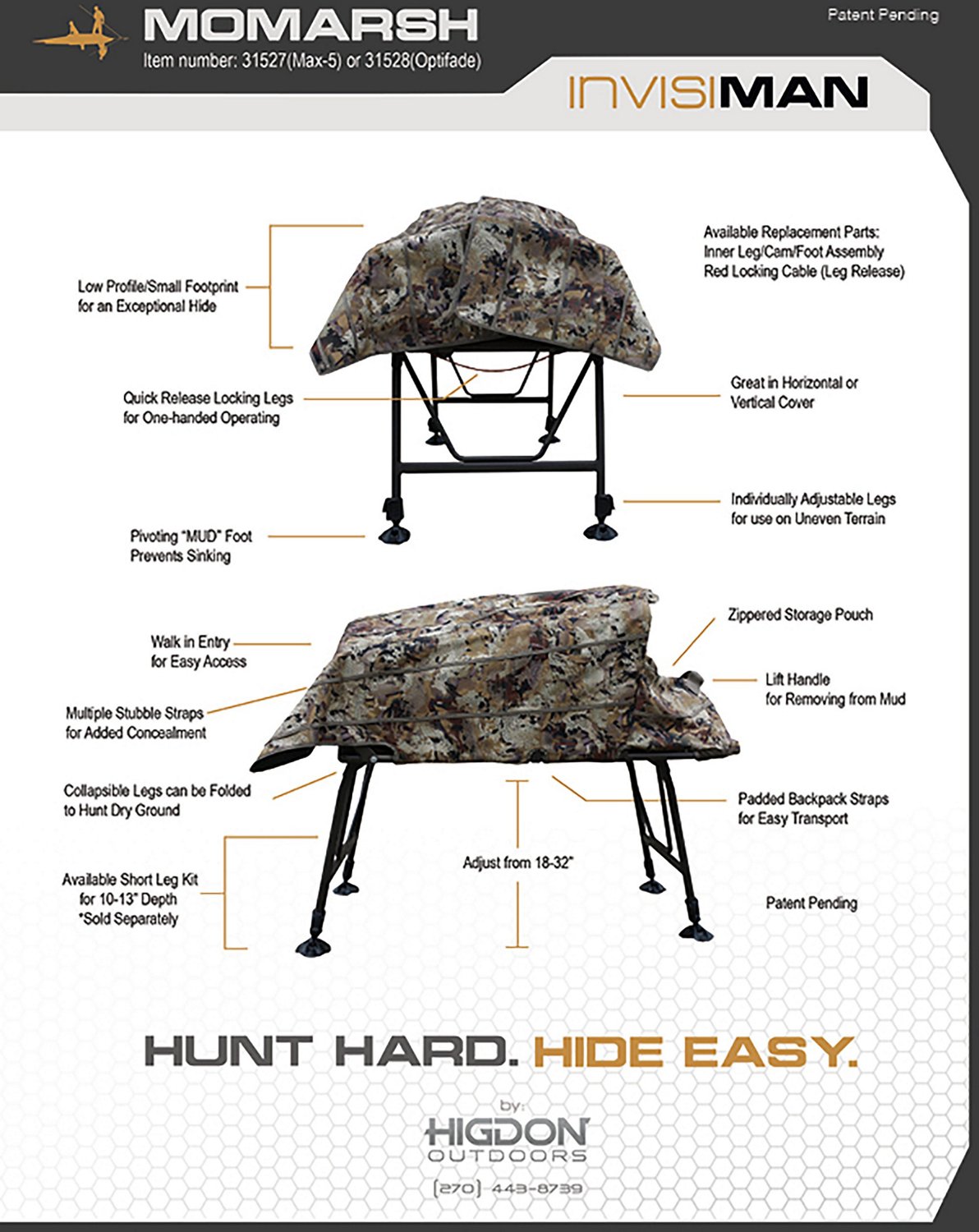 MOmarsh Invisi-Man Hunting Blind - view number 6