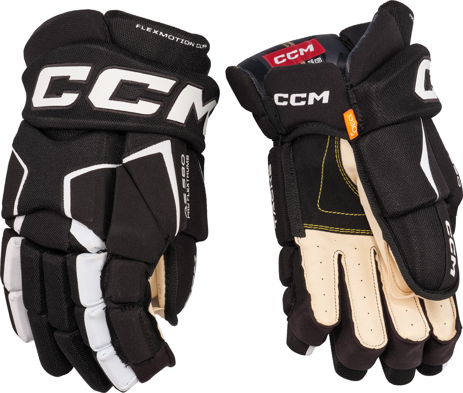 CCM Senior Tacks AS 580 Hockey Gloves Free Shipping at Academy
