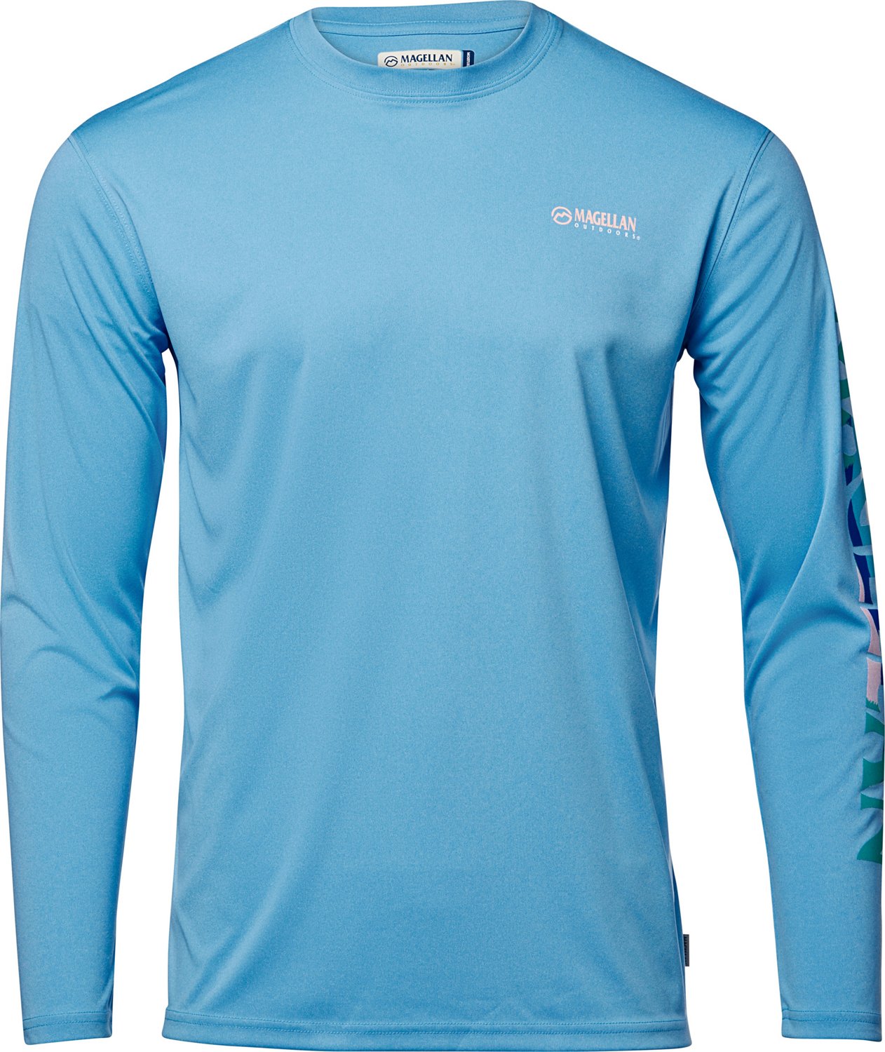 Magellan Outdoors Men's Casting Crew Print Long Sleeve Fishing Shirt - view number 3