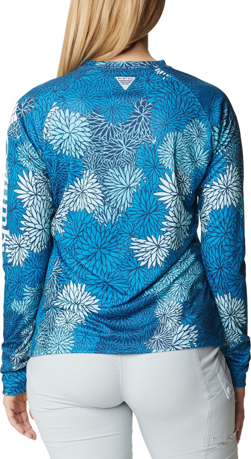 Coastal Cotton Long Sleeve Sport Shirt - Tidal Wave main image 0
