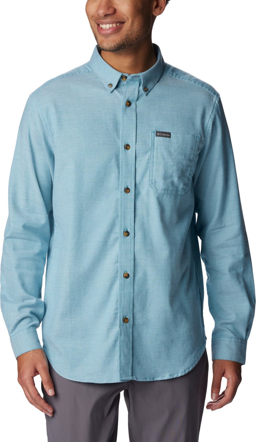 Columbia men's rapid rivers 2024 ii long sleeve shirt