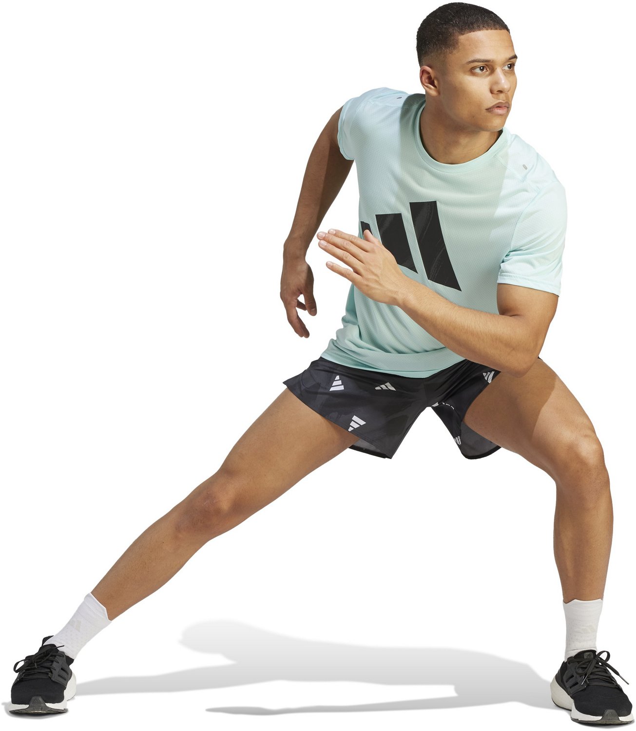 adidas Men's Run It BOS Shorts 5 in - view number 3