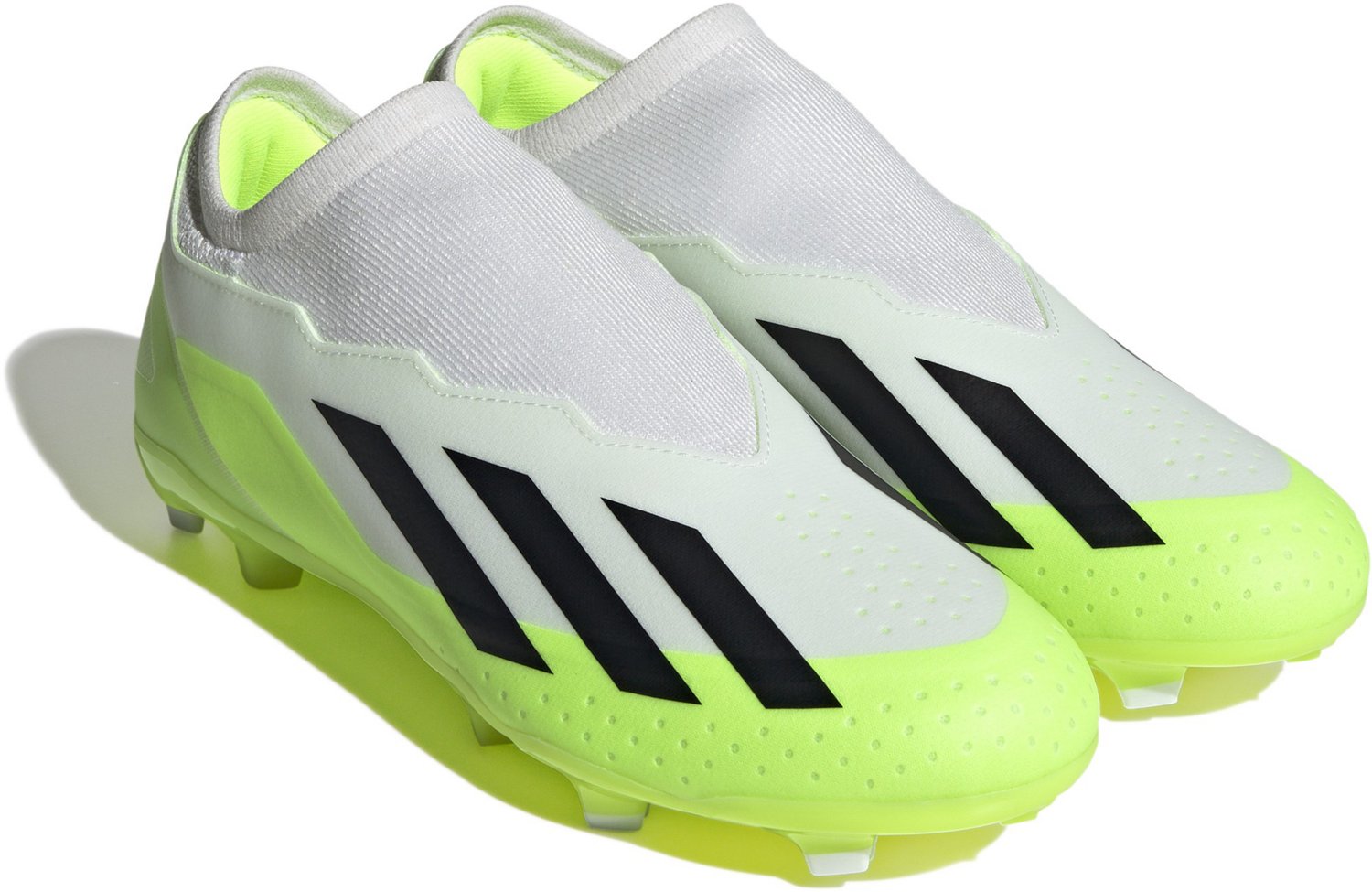 adidas Men's X CrazyFast .3 Laceless Firm Ground Soccer Cleats Academy