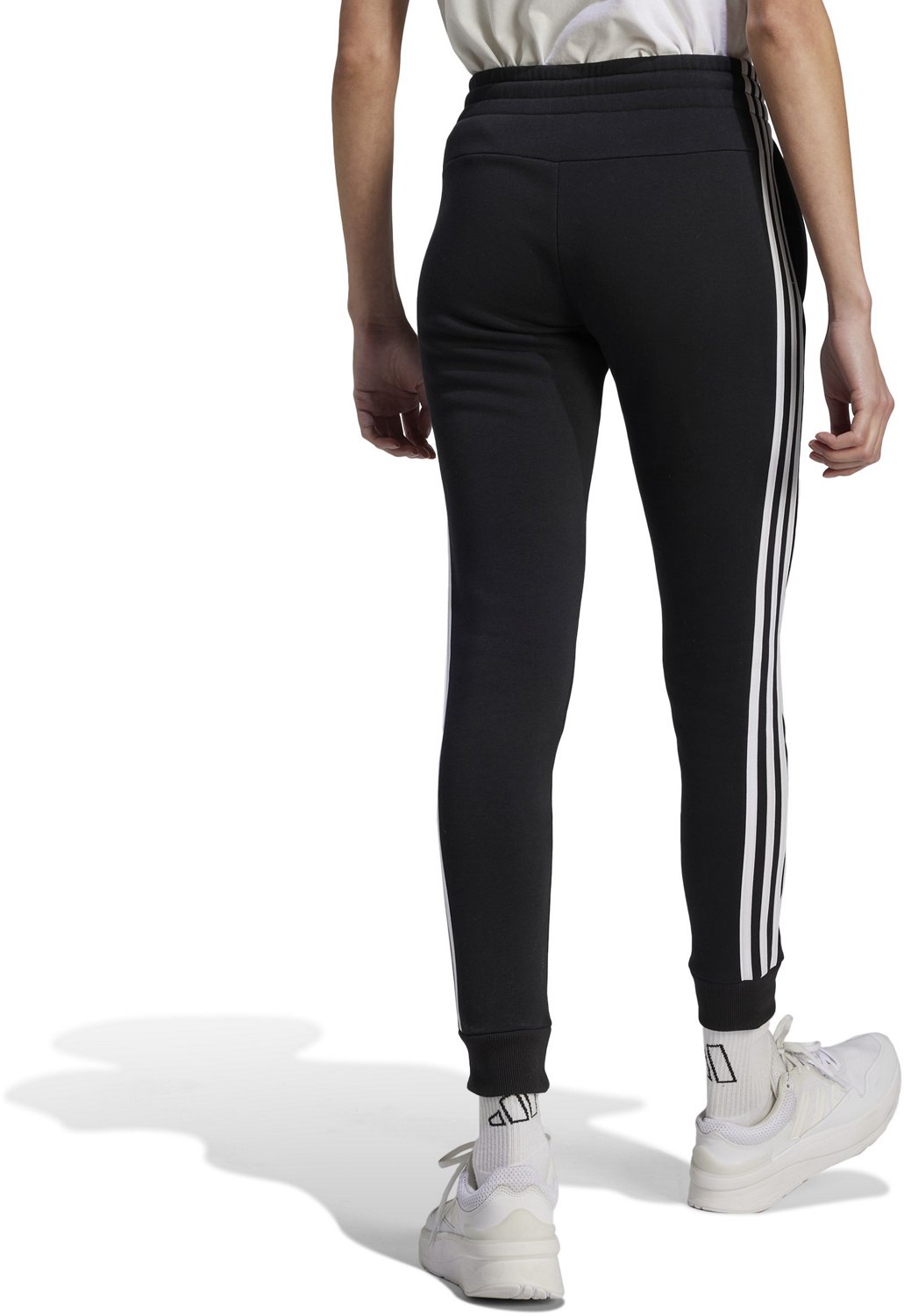 adidas D2M 3 Stripes Cuffed Long Pants Black