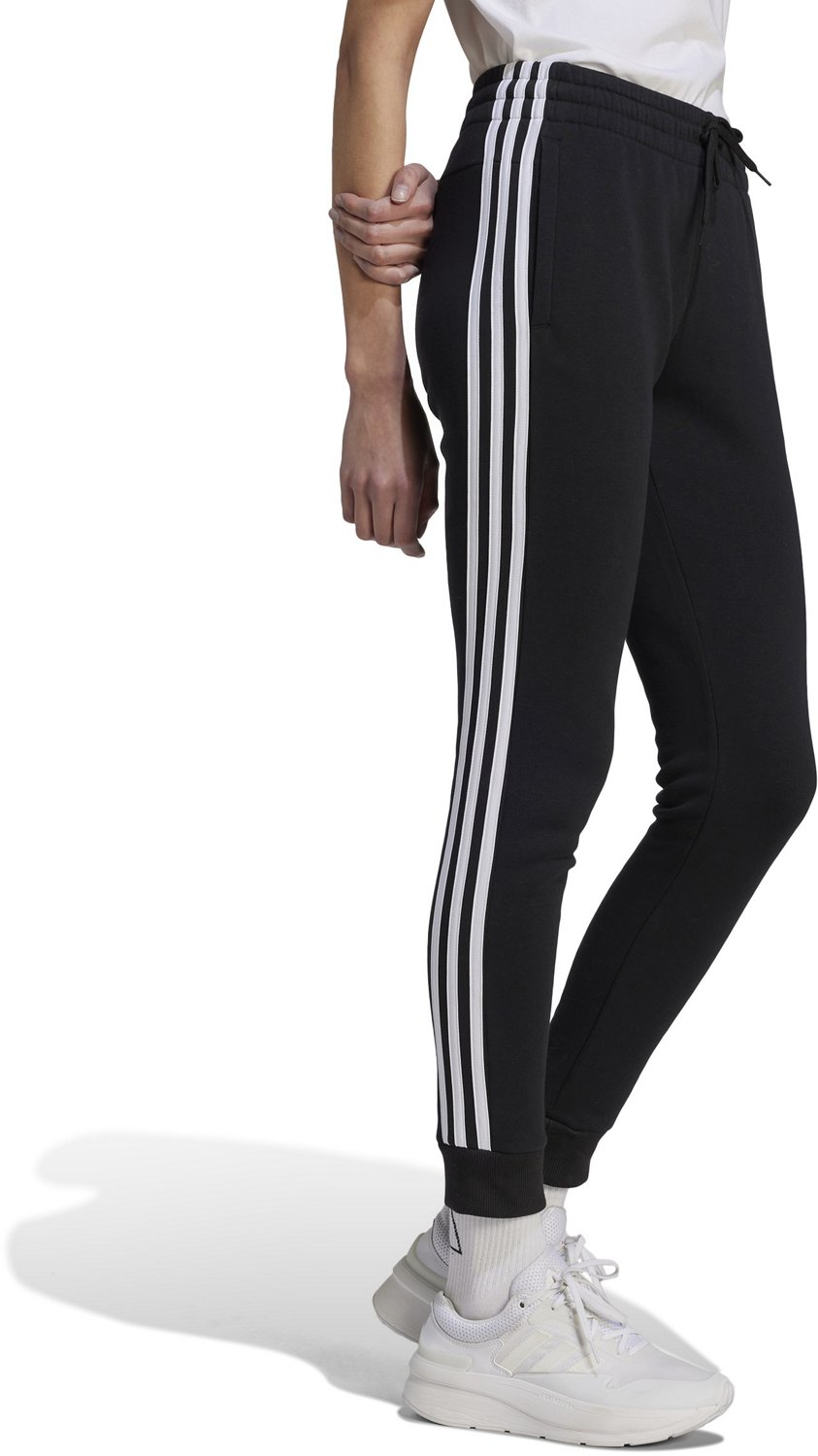 adidas Women's 3 Stripe Fleece Pants | Free Shipping at Academy