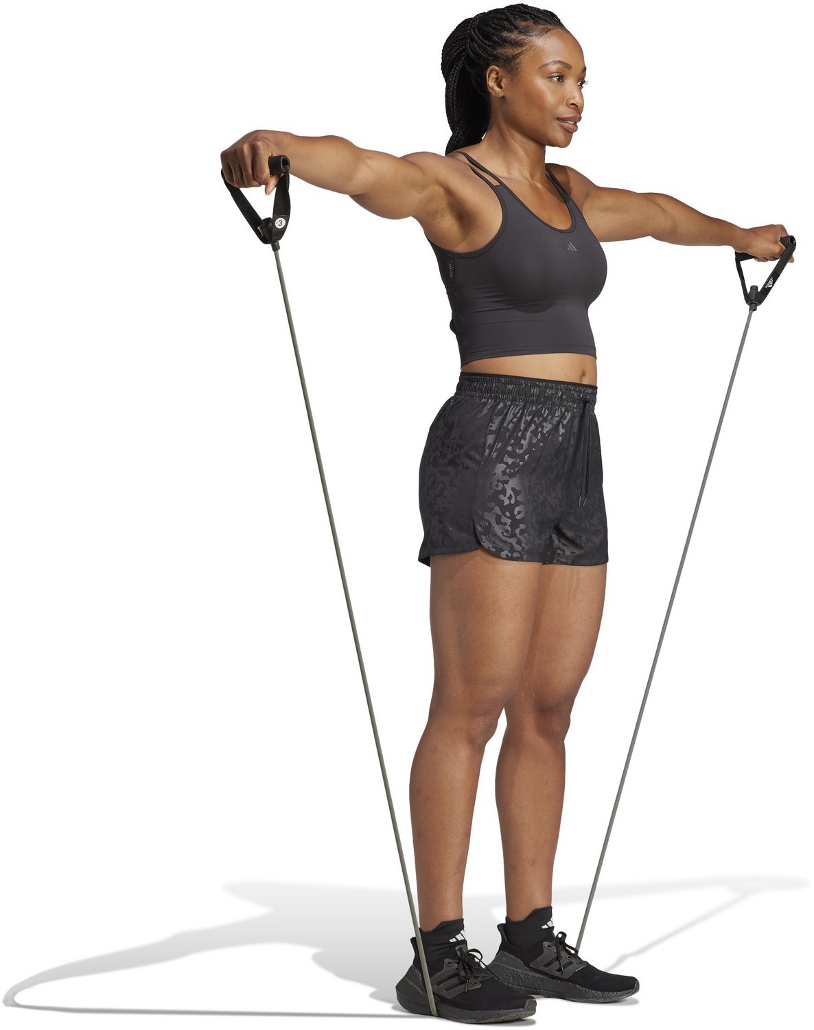 adidas Women's Pacer Woven Deboss Shorts - view number 3