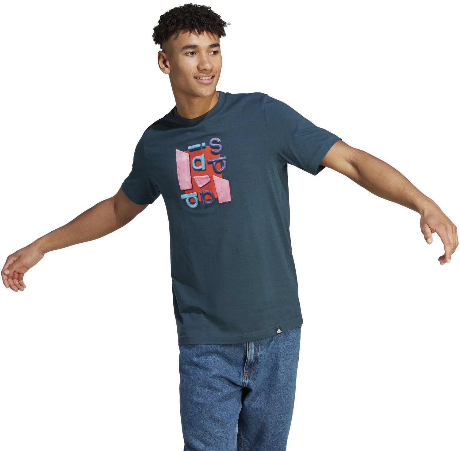 adidas Men's PhotoReel 2Tone T-shirt - view number 3