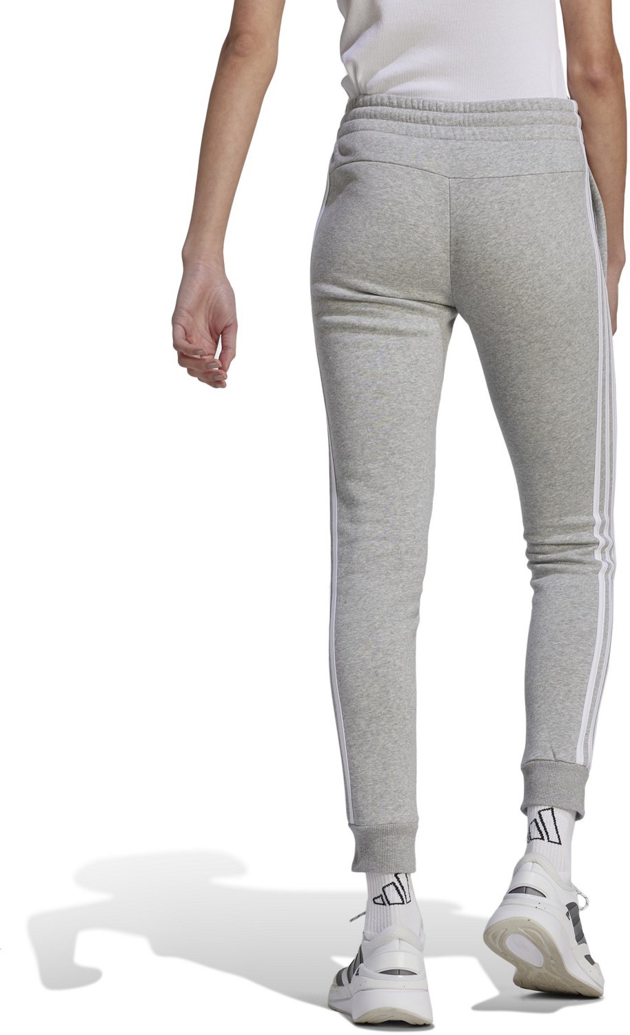 adidas Women's 3 Stripe Fleece Pants