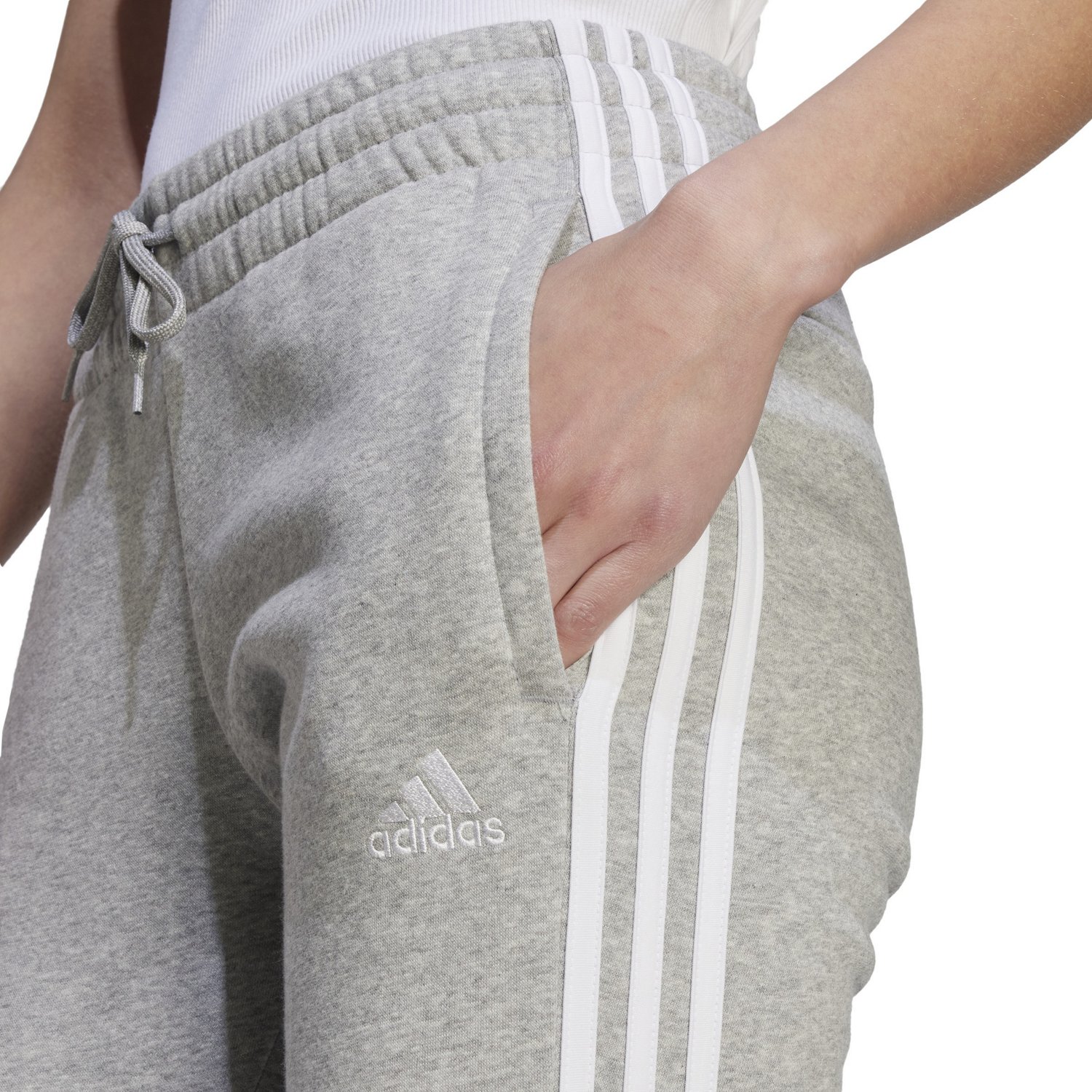 adidas Women's 3 Stripe Fleece Pants - view number 4