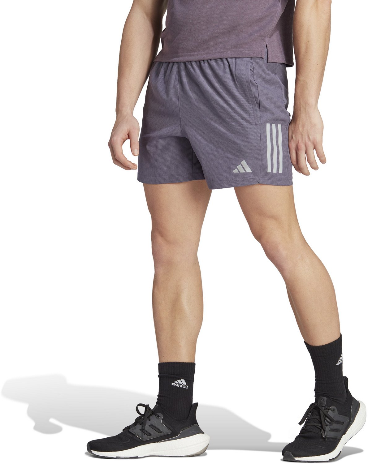 adidas Men's Own the Run Heathered Shorts 7 in