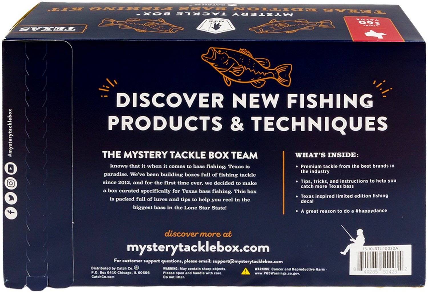 Mystery Tackle Box The Catch Co Bass Fishing Kit NEW & Bass Pro