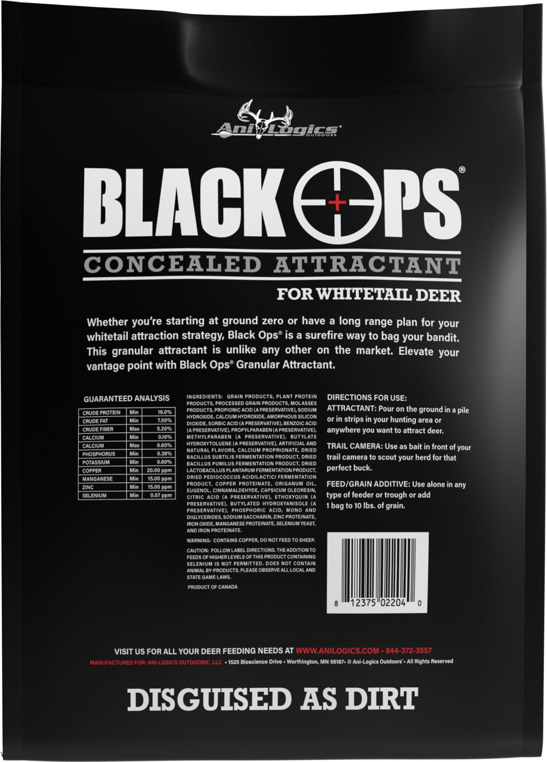 Ani-Logics Black Ops Dirt Attractant 5lb                                                                                         - view number 2