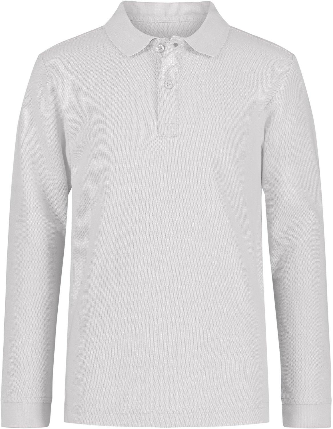 Nautica Boys' Husky Double Pique Long Sleeve Polo Shirt - view number 1