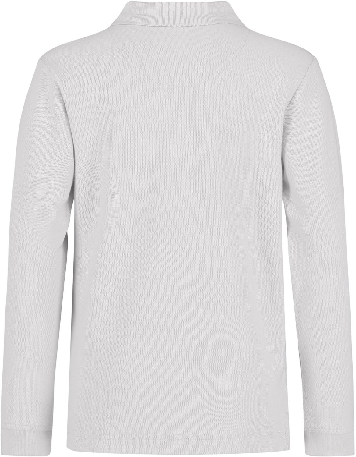 Nautica Boys' Husky Double Pique Long Sleeve Polo Shirt - view number 2