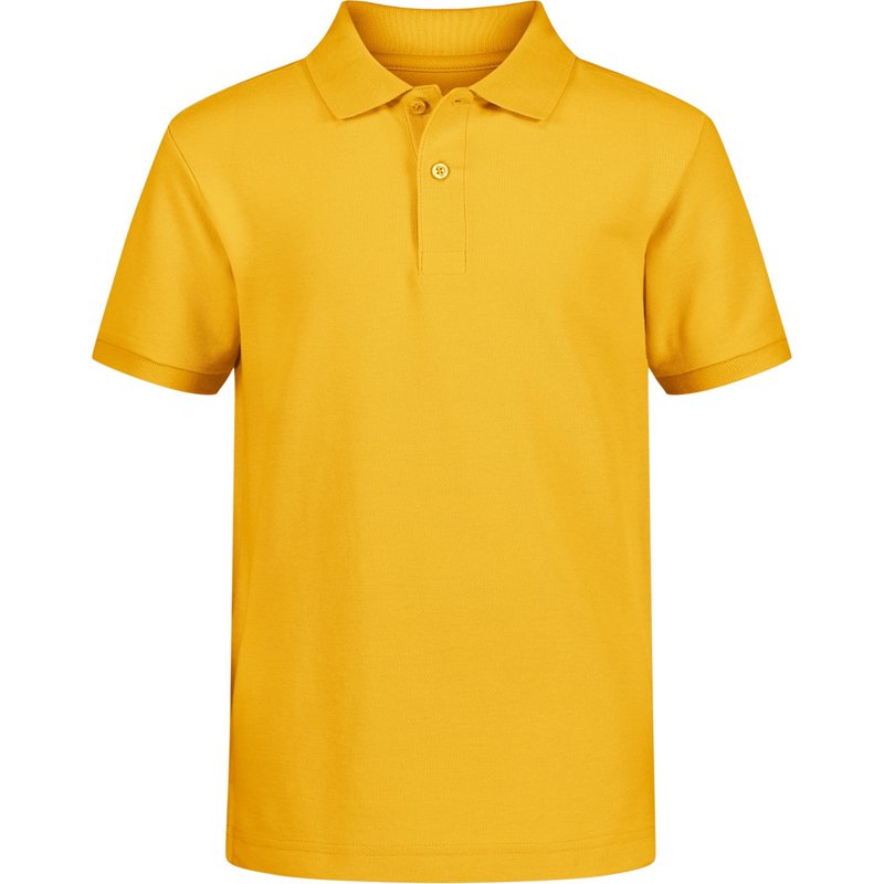 Nautica Boys' 8-20 Double Pique Short Sleeve Polo Shirt Gold, Large - Women's Uniform Bottoms at Academy Sports