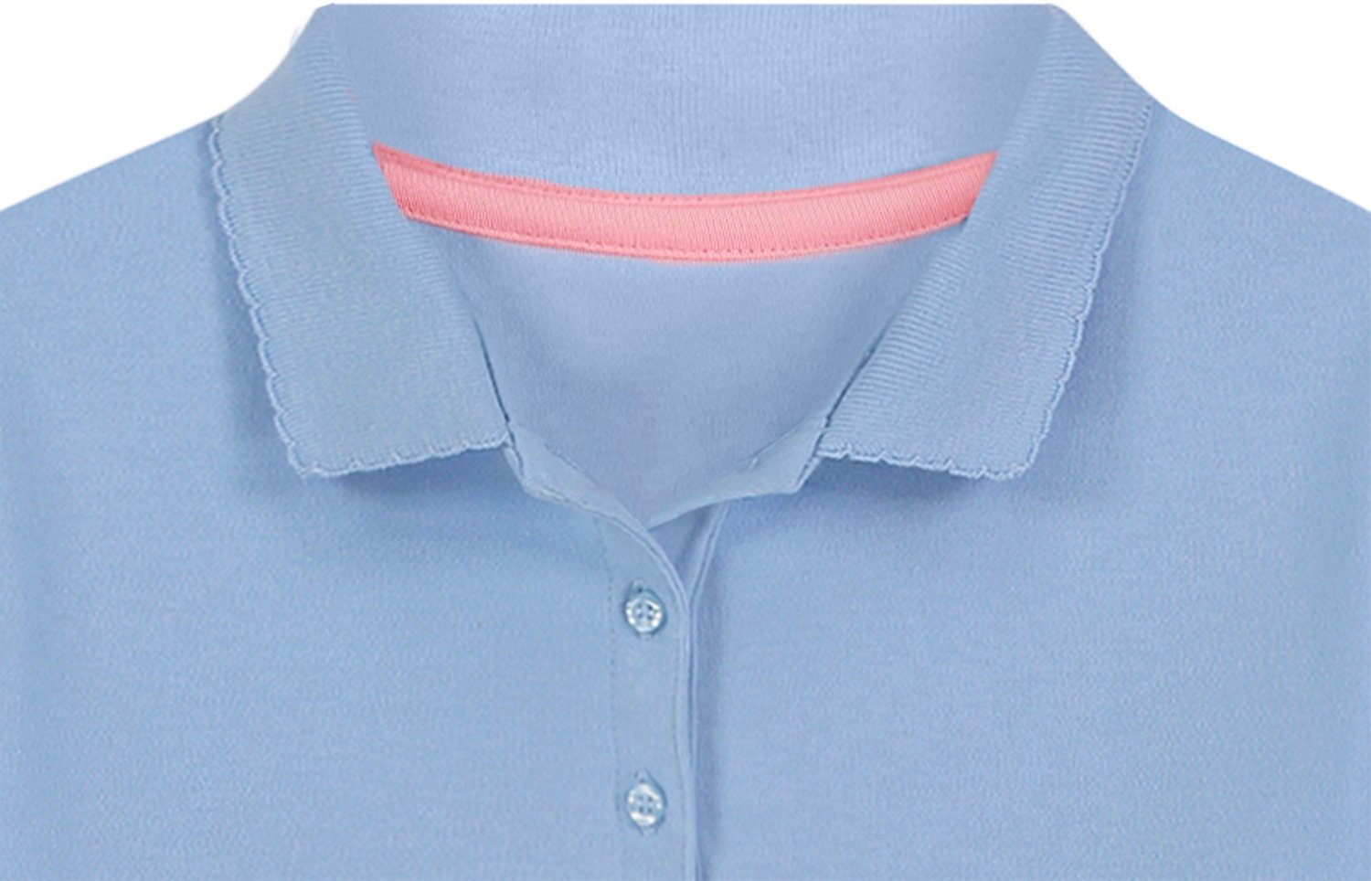 Nautica Girls' Plus Interlock Polo Shirt - view number 3