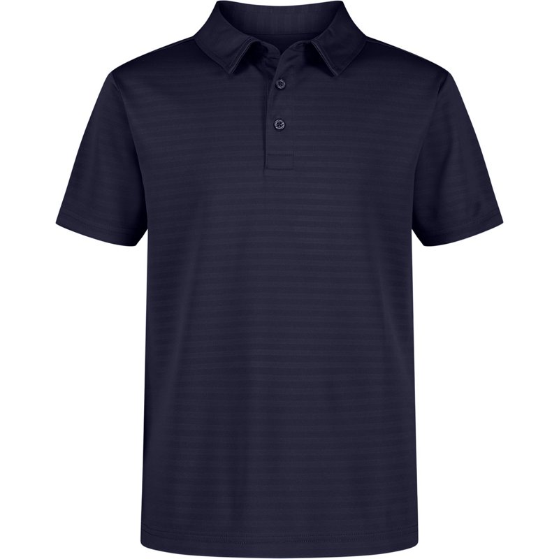 Nautica Boys' Husky Performance Stripe Short Sleeve Polo Shirt Navy Blue, Medium - Women's Uniform Bottoms at Academy Sports