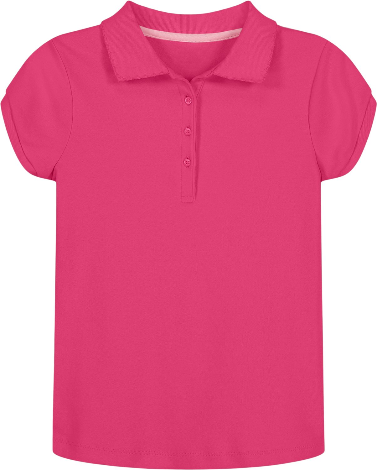 Nautica Girls' Plus Interlock Polo Shirt