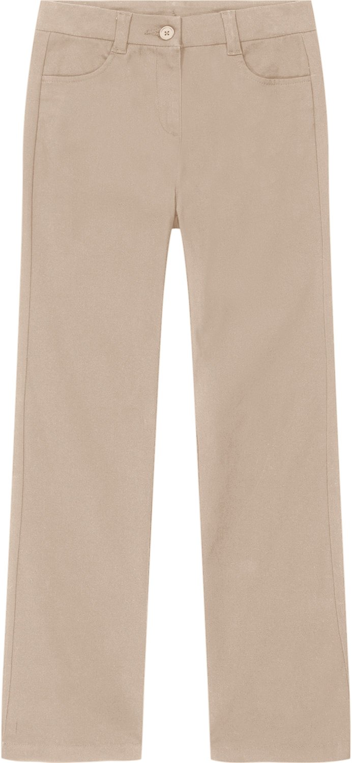 Nautica Girls' 7-16 High-Waisted Bootcut Twill Pants | Academy